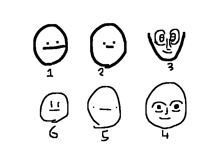 Which face do u like?