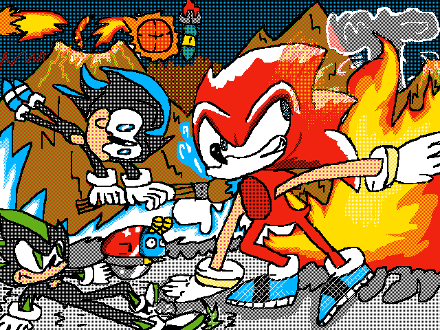 Me and My friends Sonic OCs Having have good time