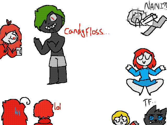 All my ocs .w.