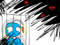 Blu is sad because birby Isnt here