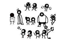 Characters from an AWESOME dream I had