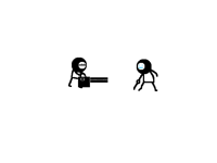 Mini gun vs knight pt 1