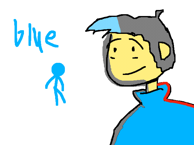 Stick figure characters
