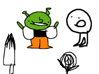 Oh, great shrek is here