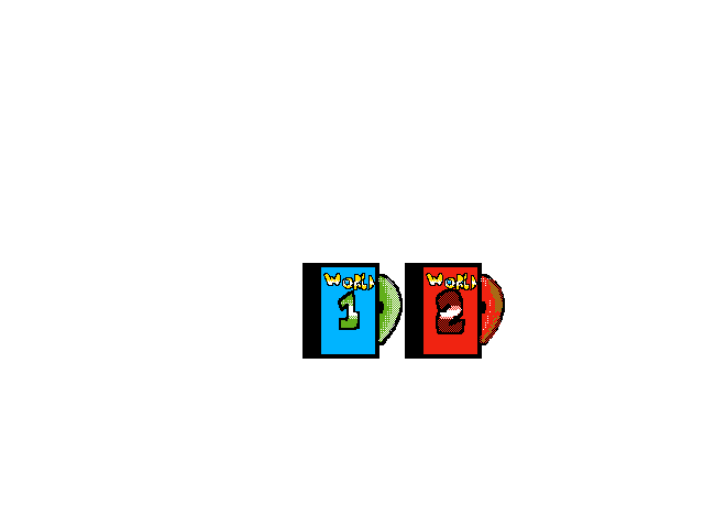 World 1 and world 2