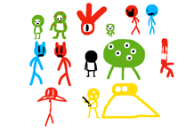 Blob enemies