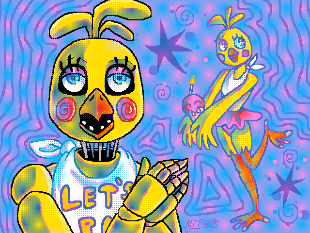 Toy Chica for the contest yayaya