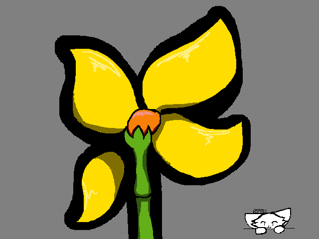 Fallen petal