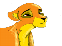 Boring lion (base by @BunnyMouse )