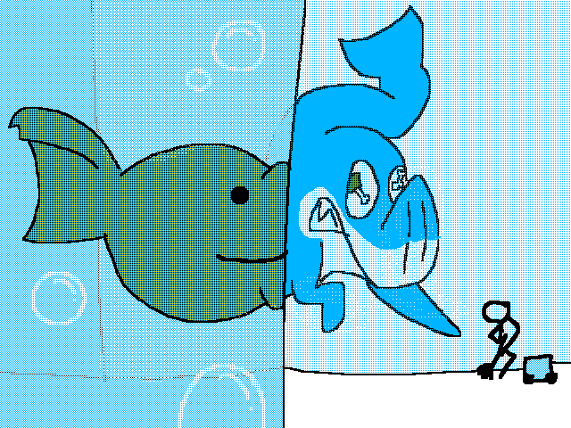 The fish, the shark, and the uman