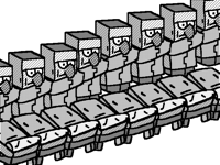 Villager Farms be like: