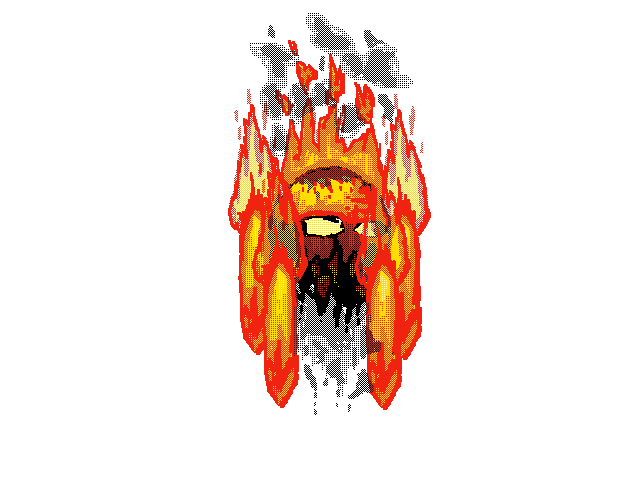 I drew a blaze to test my Apple Pencil.