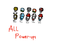 All power-ups ( mario galaxy )