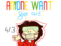 Anyone want cute free art? (Closed)