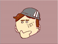 “Shh... he’s forming an artistic opinion.”