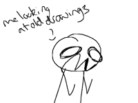 I was looking at old drawings