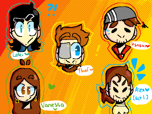 Lol drawing different characters
