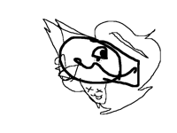 Drawing with my left hand