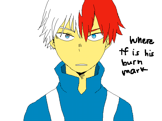 uncompleted icyhot anime guy (todorokiiii)