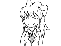 an edgy animatic about best girl monika