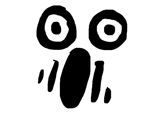 Tried something creepy /: