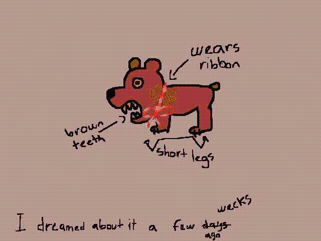 This bear I dreamed about