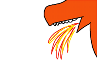 Fire dragons mouth
