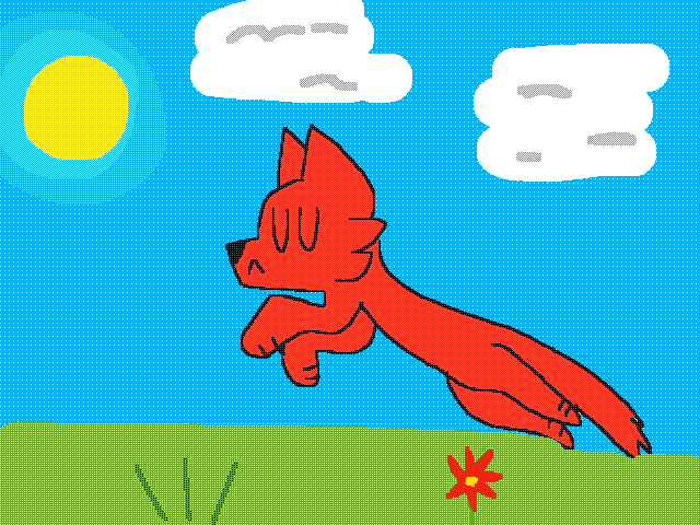 Running in the fields