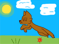 Running in the fields