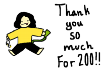 TYSM!! FOR 200!!!