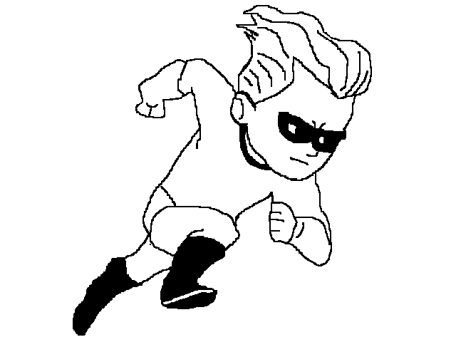 INCREDIBLES : Dash (sketch)
