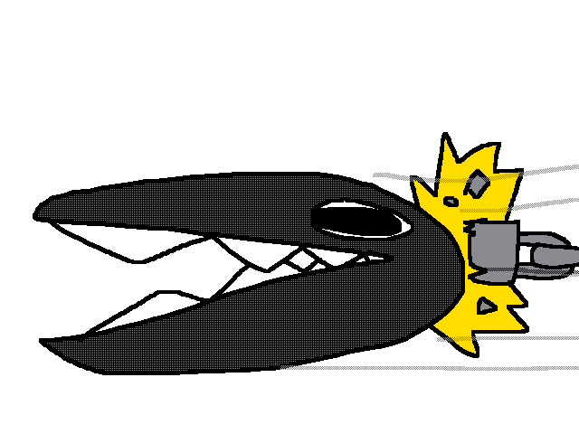 Chain chomper breaks the chain