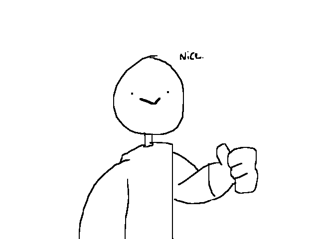 If my black side disappeared.