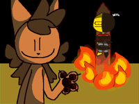 burnt by the stake collab!!! (@ROBLOXFan)
