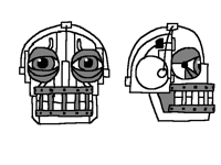 endoskeleton head