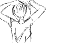 髪縛り終わり