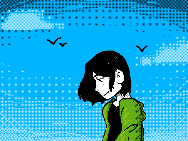 A drawing of my bestie! She liked it (color)