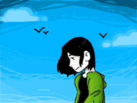 A drawing of my bestie! She liked it (color)