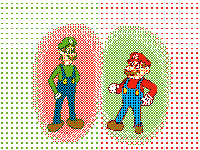 Mario and Luigi (@0rb1talfloofy @moomoobell)