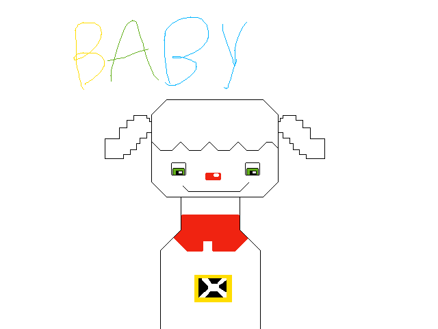 Baby pixel art