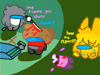 Amoung us but were dum