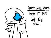 Wont bite meme(M.Sans and zen)