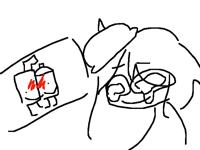 Cursed image on bfb