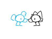 @_shadobirb_0_0 little twins be booping-