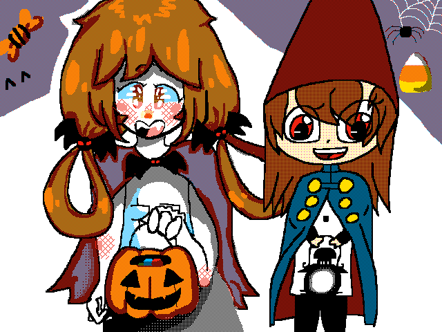 Halloween collabs!!^^so spoopy <33