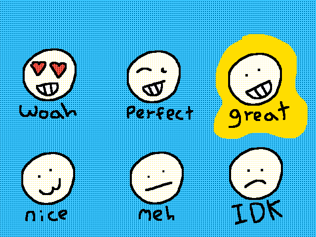 @thesneezingdogg I rated your art