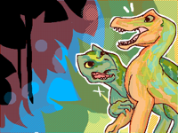 Dino collab!||@amananimations