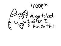 Lit me a few hours ago