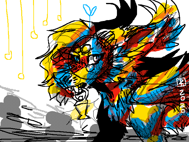 super detailed drawing of fearless here u go there