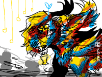 super detailed drawing of fearless here u go there